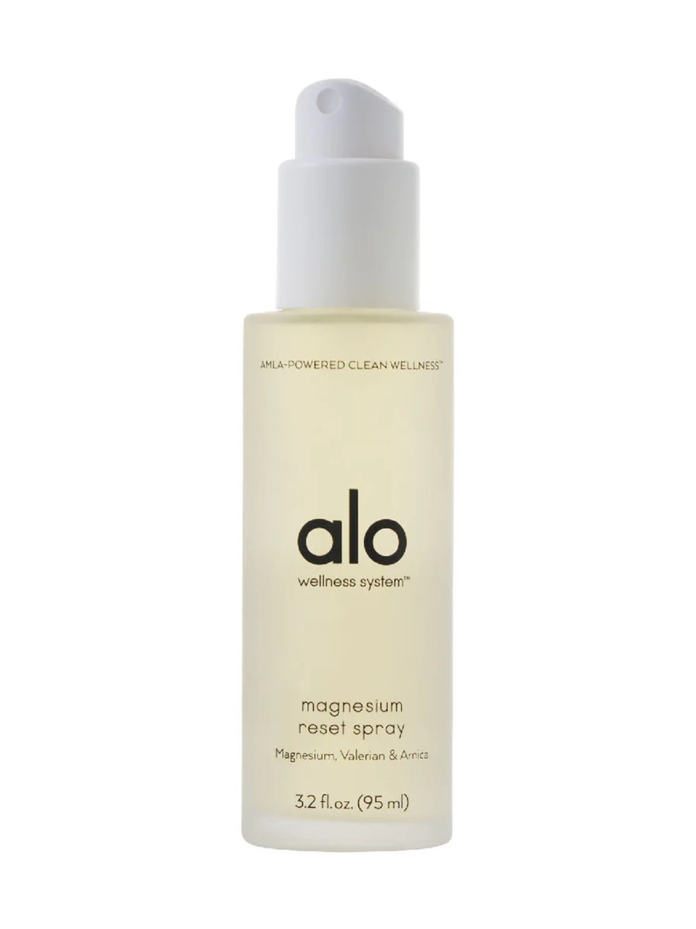 ALO Yoga Magnesium Reset Spray — Pale Yellow & White Packaging